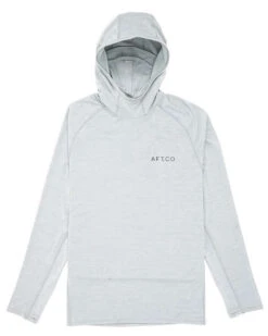 Aftco Adapt Phase Change Performance Hoodie - Light Gray Heather - 2X-Large