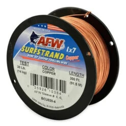 American Fishing Wire BCU030-4 Surfstrand Bare Copper Trolling Wire