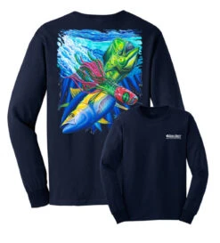 David Dunleavy DDL8049 TD Mahi Tuna Lure Long Sleeve T-Shirts