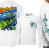 David Dunleavy DMW8041 Mahi Pot Life Long Sleeve Performance T-Shirts
