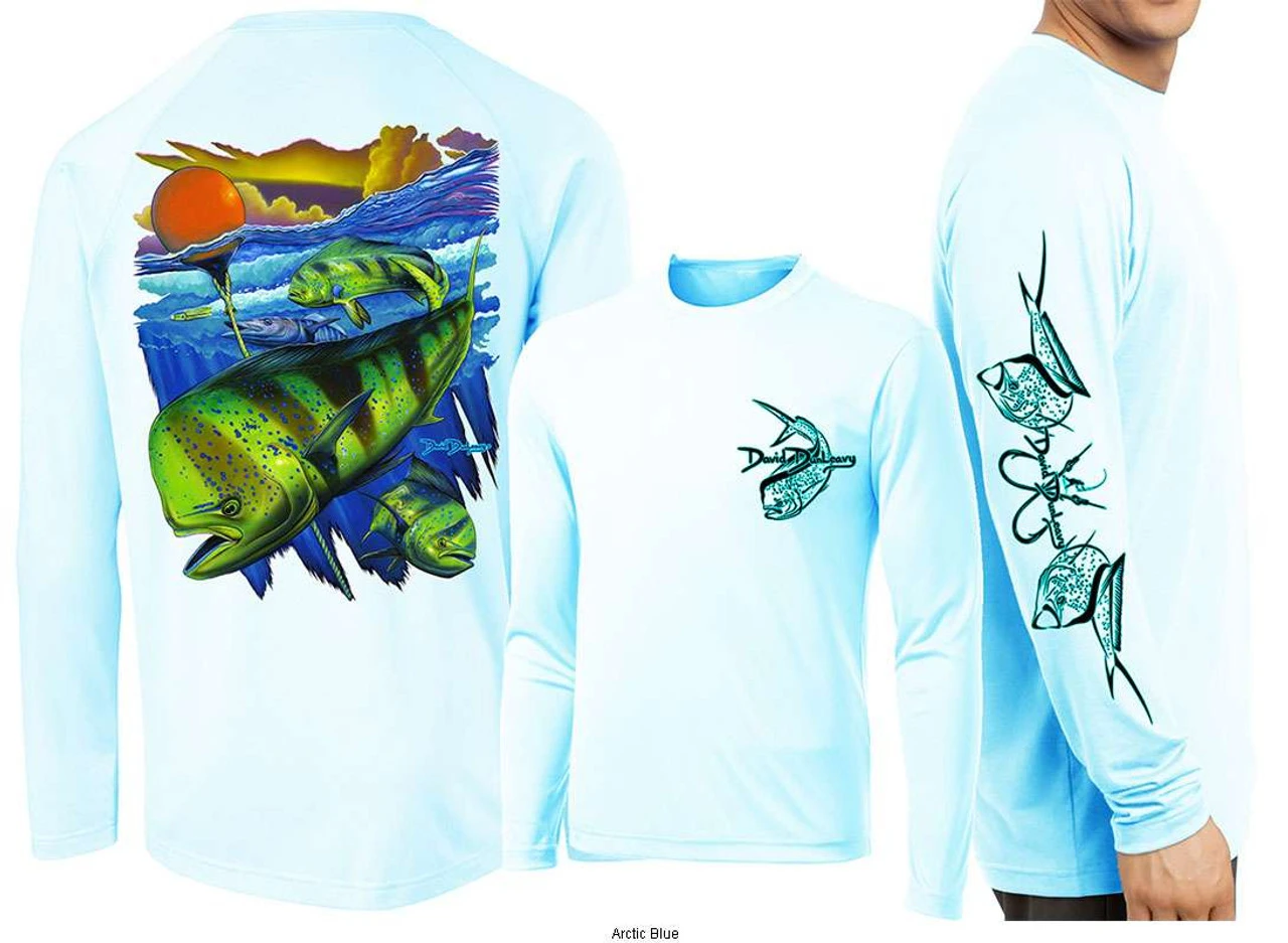 David Dunleavy DMW8041 Mahi Pot Life Long Sleeve Performance T-Shirts - Image 3