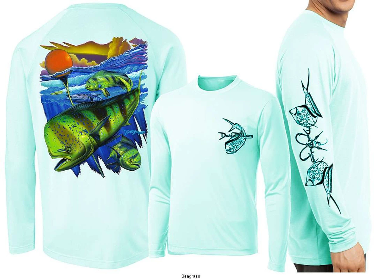 David Dunleavy DMW8041 Mahi Pot Life Long Sleeve Performance T-Shirts - Image 4