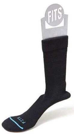 FITS Light Hiker Crew Socks - Black S