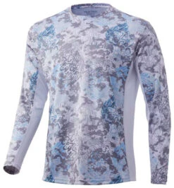 Huk Icon X Tide Change Long Sleeve Shirt - Hogs Back - X-Large