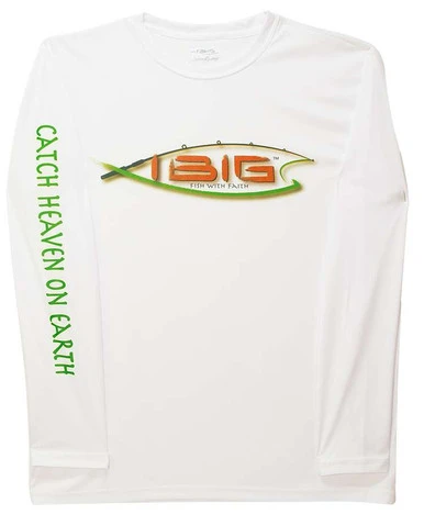 IBig Performance Long Sleeve Shirt - White - 3X-Large