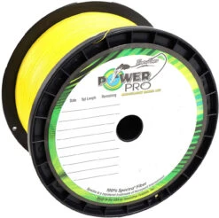 Power Pro PowerPro Braided Spectra Fiber Fishing Line Hi-Vis Yellow 1500 Yds.