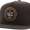 Salty Crew Fathom 5 Panel Hat - Black