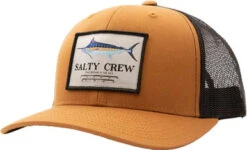 Salty Crew Marlin Mount Retro Trucker Hat - Camel/Black