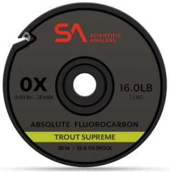 Scientific Anglers Absolute Fluorocarbon Trout Supreme Tippet 30m - 4X