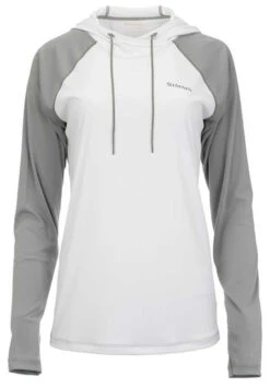 Simms Womens Solarflex Hoody - White Cinder - Small