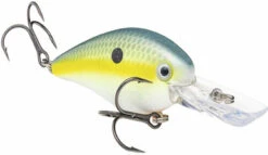 Strike King KVD 1.5 Deep Diver Squarebill Crankbait - Chartreuse Sexy Shad