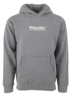 TackleDirect TDLH-GH TD Logo Hoody Gun Metal Heather - Size Large