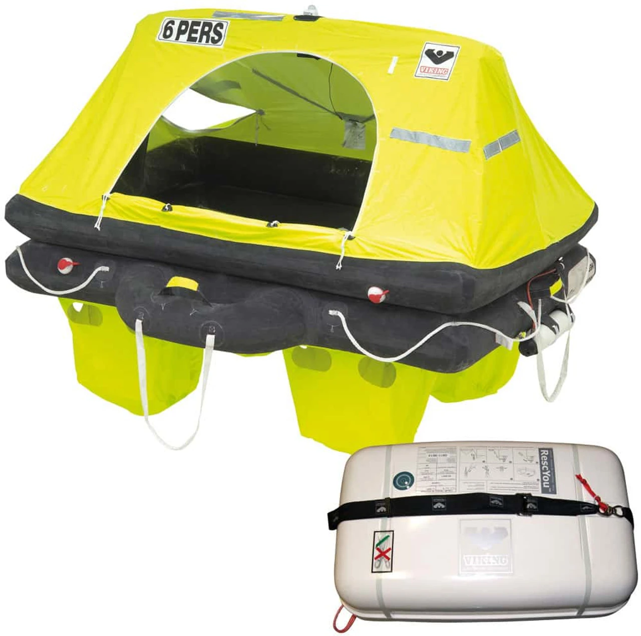 VIKING RescYou Liferaft OS Pack - 6 Person