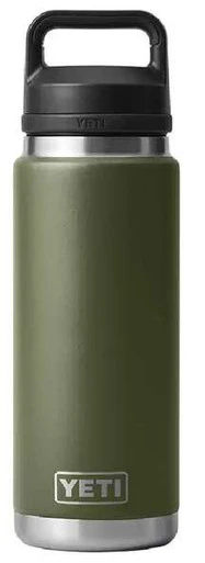 YETI Rambler Bottle - 26 Oz. - Chug Cap - Highlands Olive